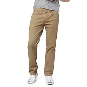 Dockers Jean Cut Khaki All Seasons Tech Mens Straight Fit Flat Front Pant